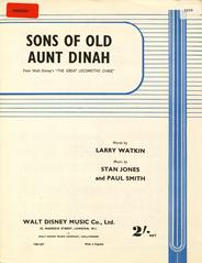 Sons Of Old Aunt Dinah (from 'The Great Locomotive Chase')