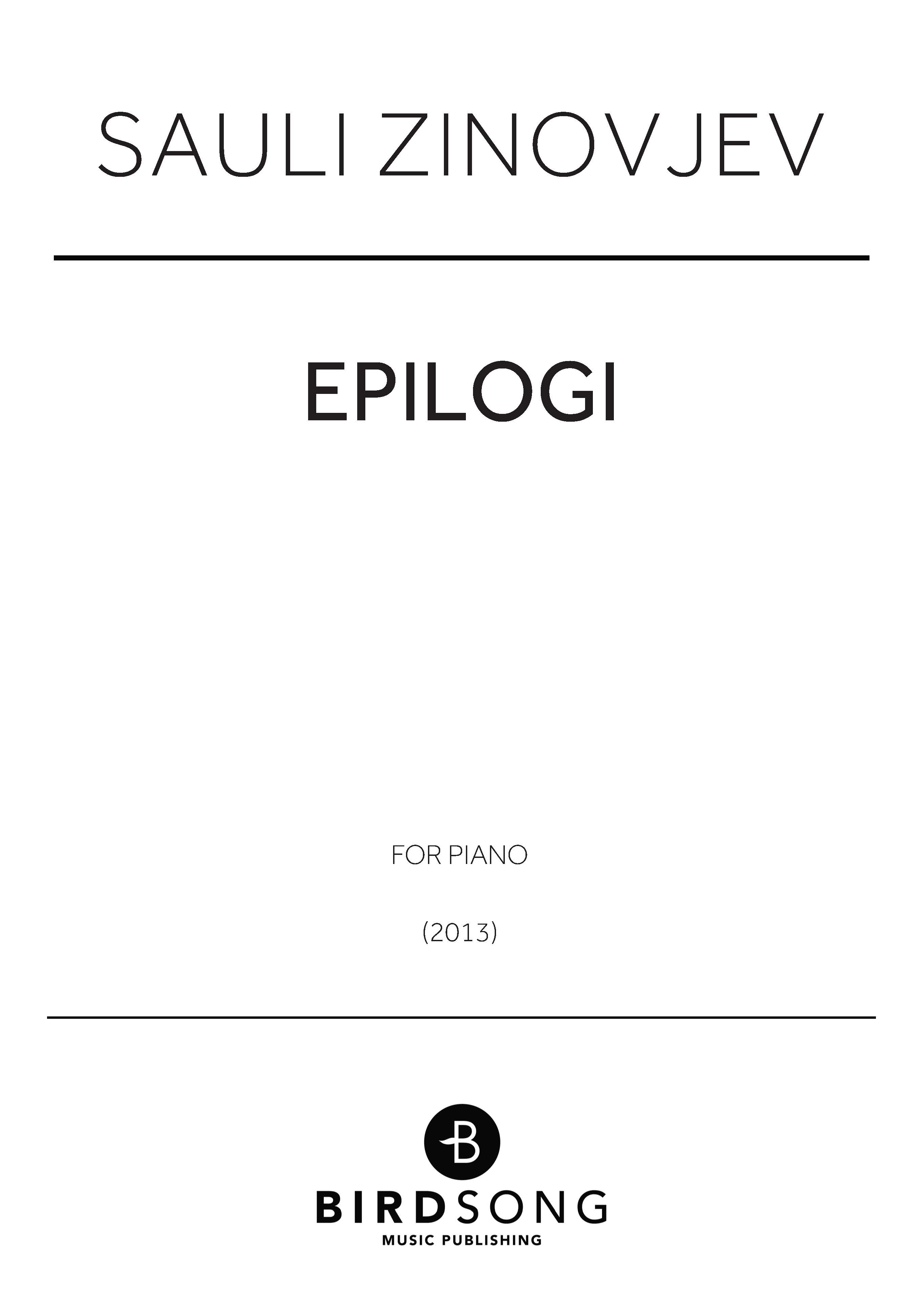 Epilogi