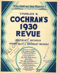 Who Shall Say That Heaven? (from 'Cochran's 1930 Revue')