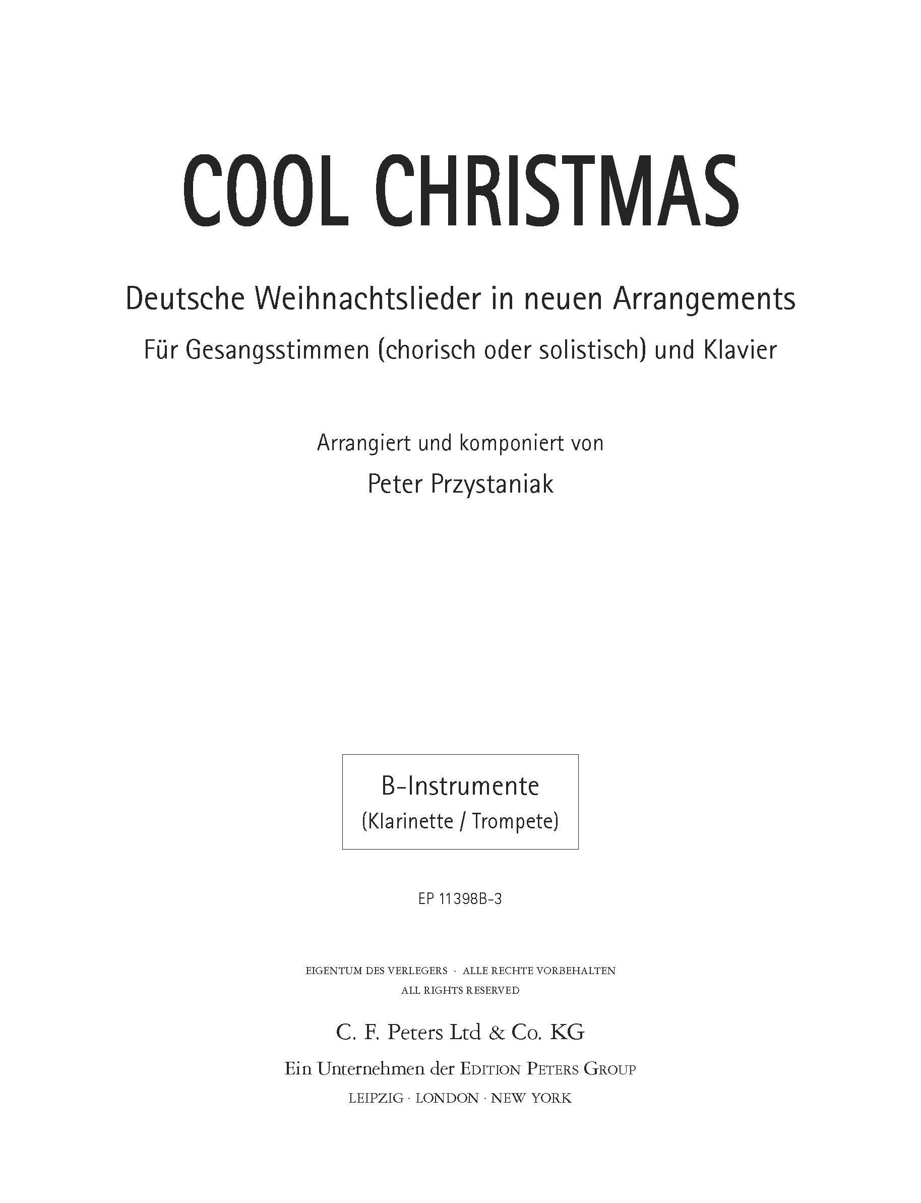 Cool Christmas (Instrumental Parts)