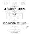 A Broken Chain Sheet Music