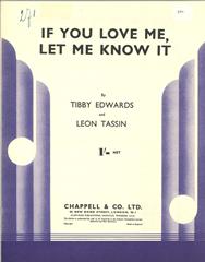 If You Love Me, Let Me Know It