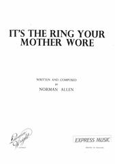 It's The Ring Your Mother Wore