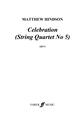 Celebration (String Quartet No 5) Sheet Music