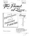 The Bond Of Love Sheet Music