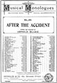 After The Accident Sheet Music