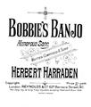 Bobbies Banjo Bladmuziek