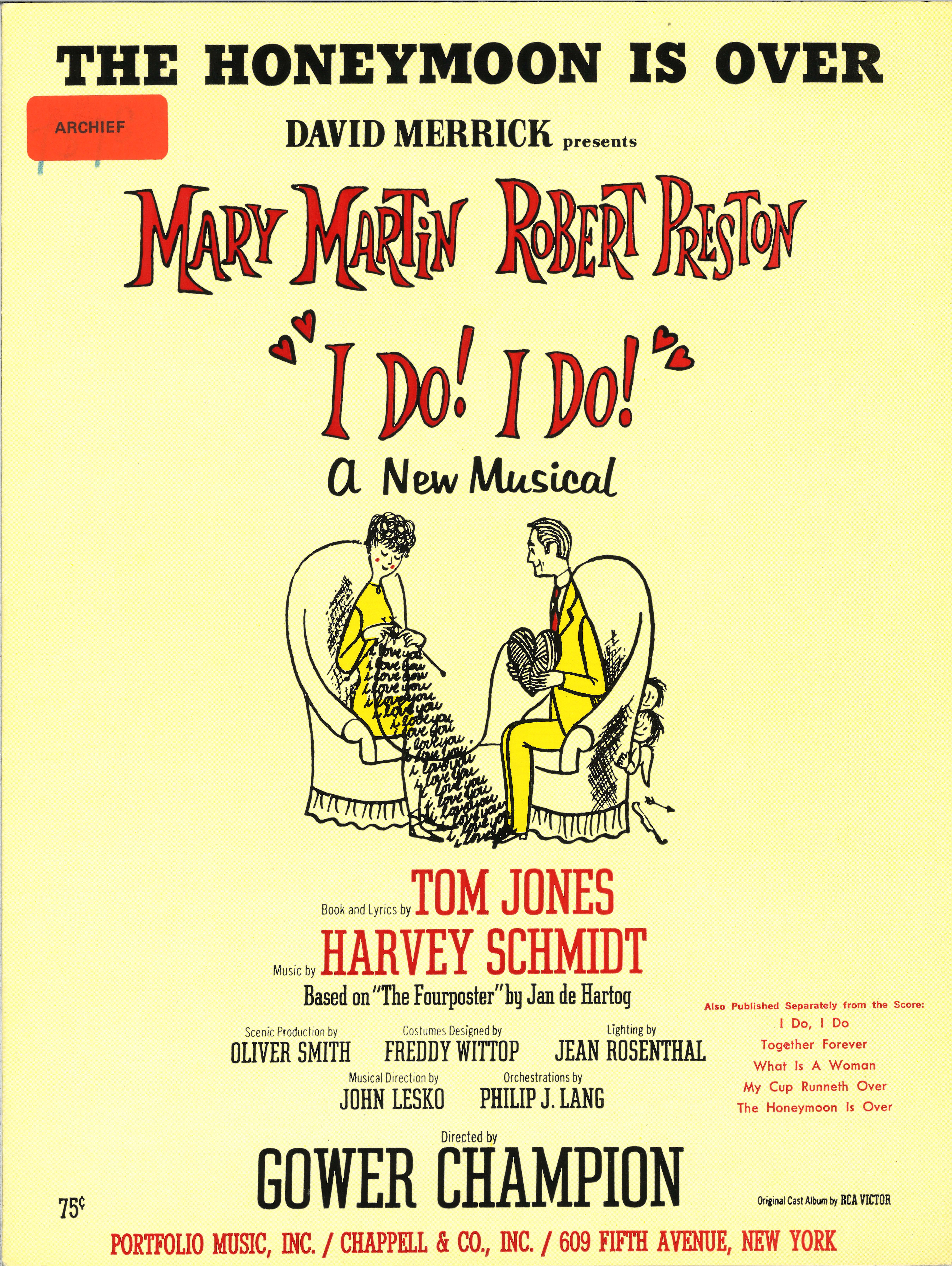 The Honeymoon Is Over (from 'I Do, I Do')