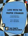 Love With The Proper Stranger Bladmuziek