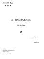 A Romance (Arnold Bax) Partituras Digitais