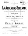 An Argentine Serenade Partitions