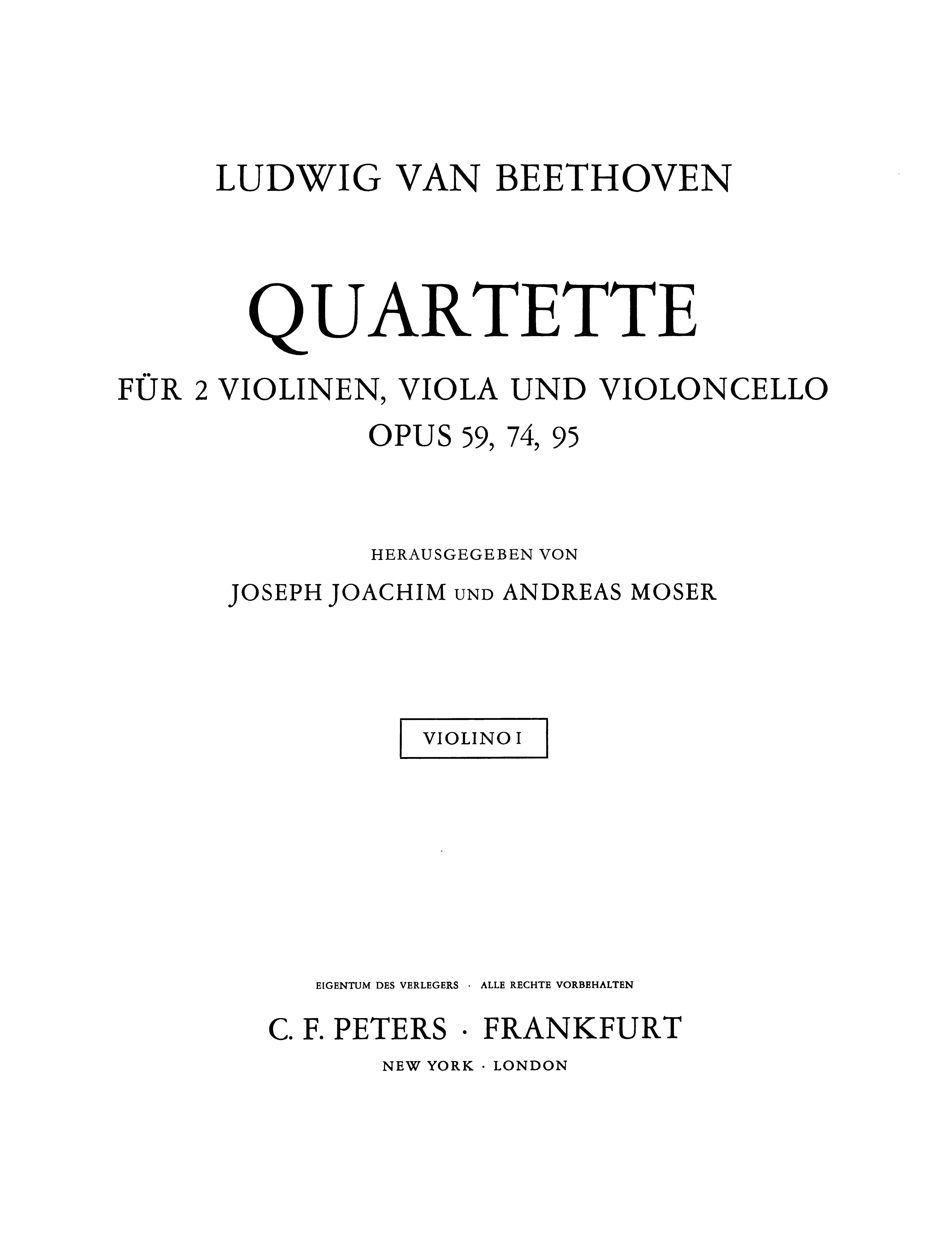 String Quartets Complete Vol.2 Opus 59. 74 and 95