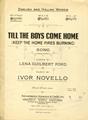 Keep The Home Fires Burning (Till The Boys Come Home)