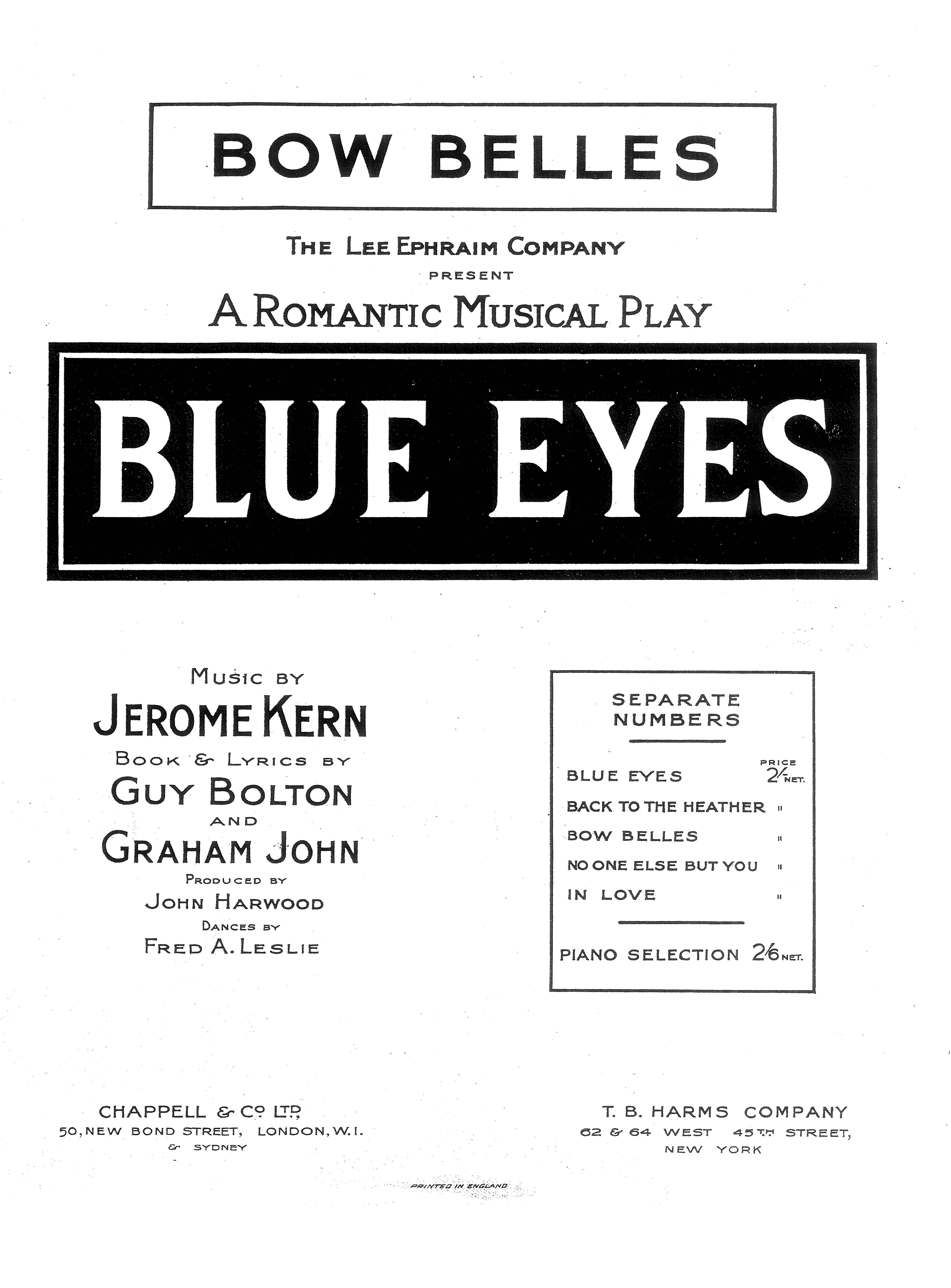Bow Belles (from 'Blue Eyes')