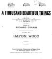 A Thousand Beautiful Things Sheet Music