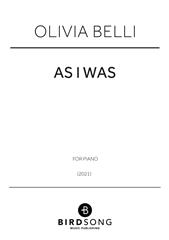 As I Was