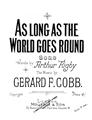 As Long As The World Goes Round Sheet Music