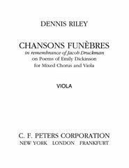 Chansons Funèbres