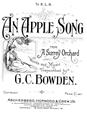 An Apple Song Partituras