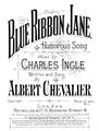 Blue Ribbon Jane Sheet Music