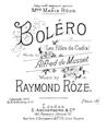 Boléro (Les Filles De Cadiz) Sheet Music