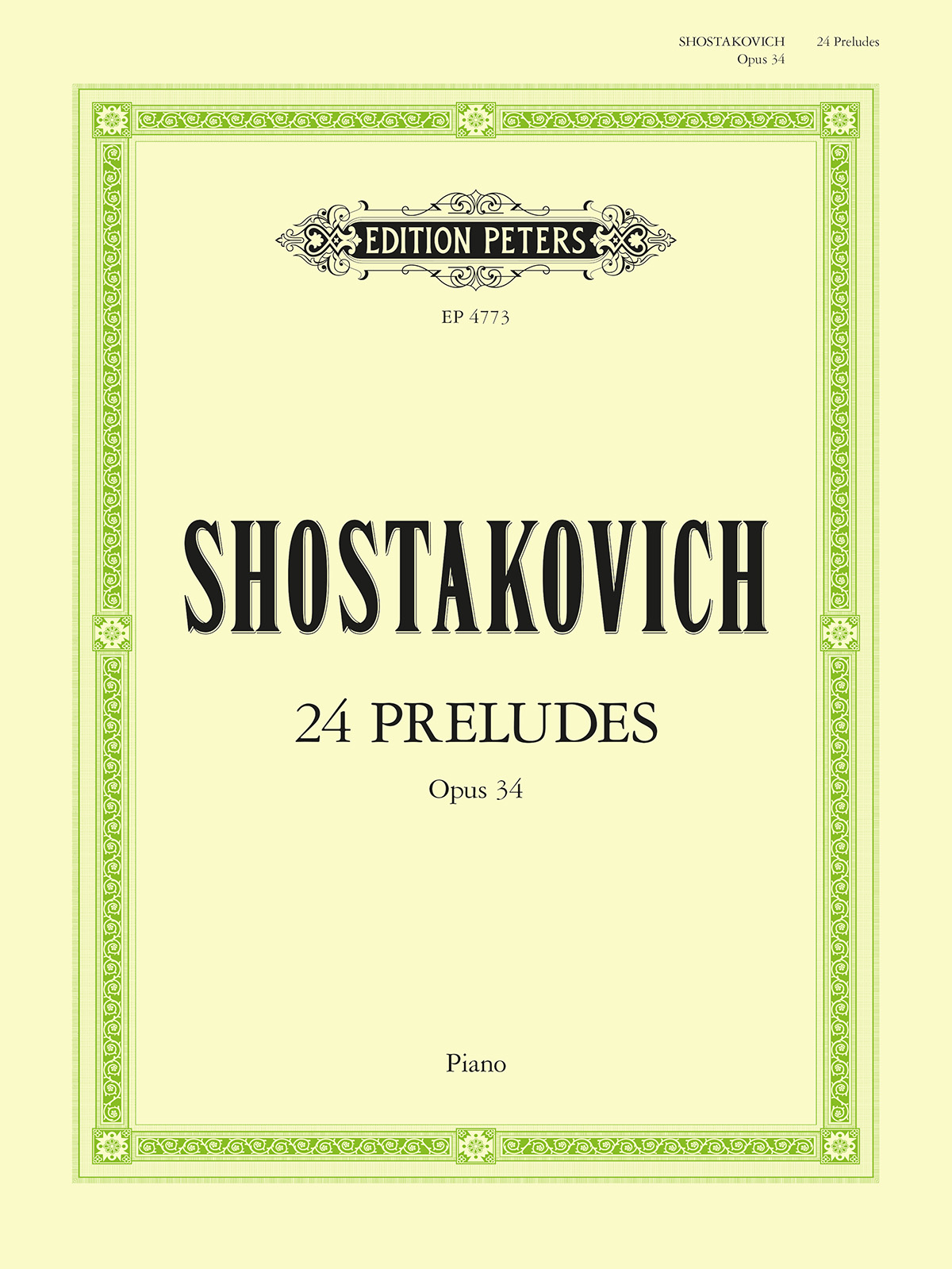 Prelude No.6 (from 24 Preludes Op. 34)