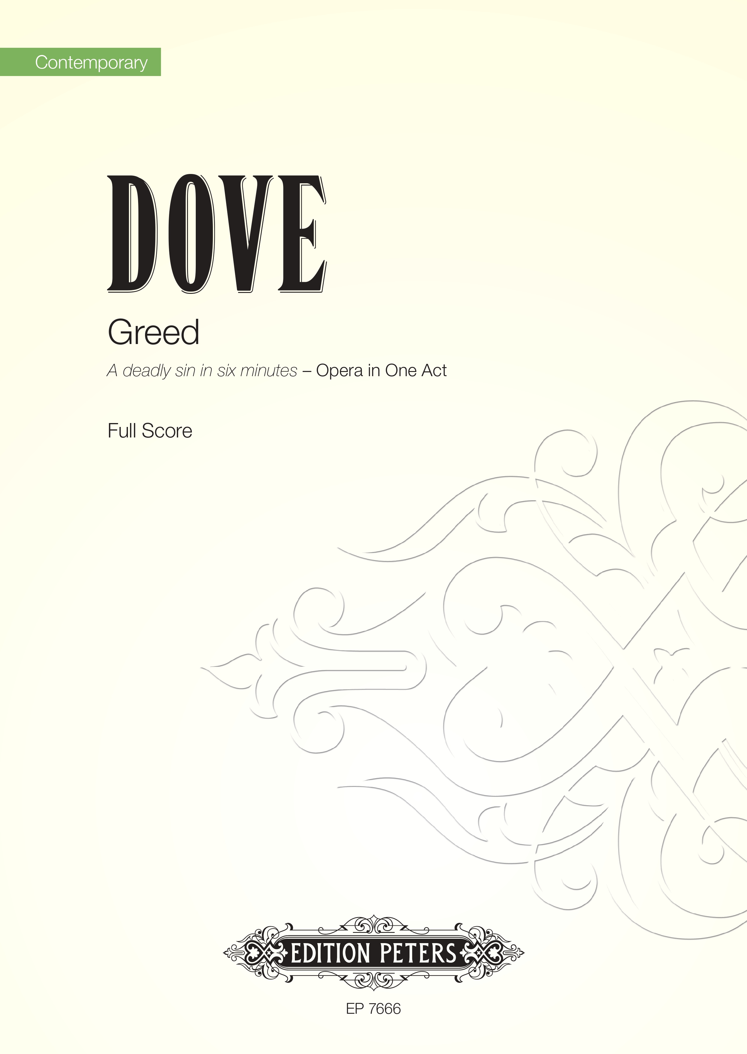 Greed (Full Score)