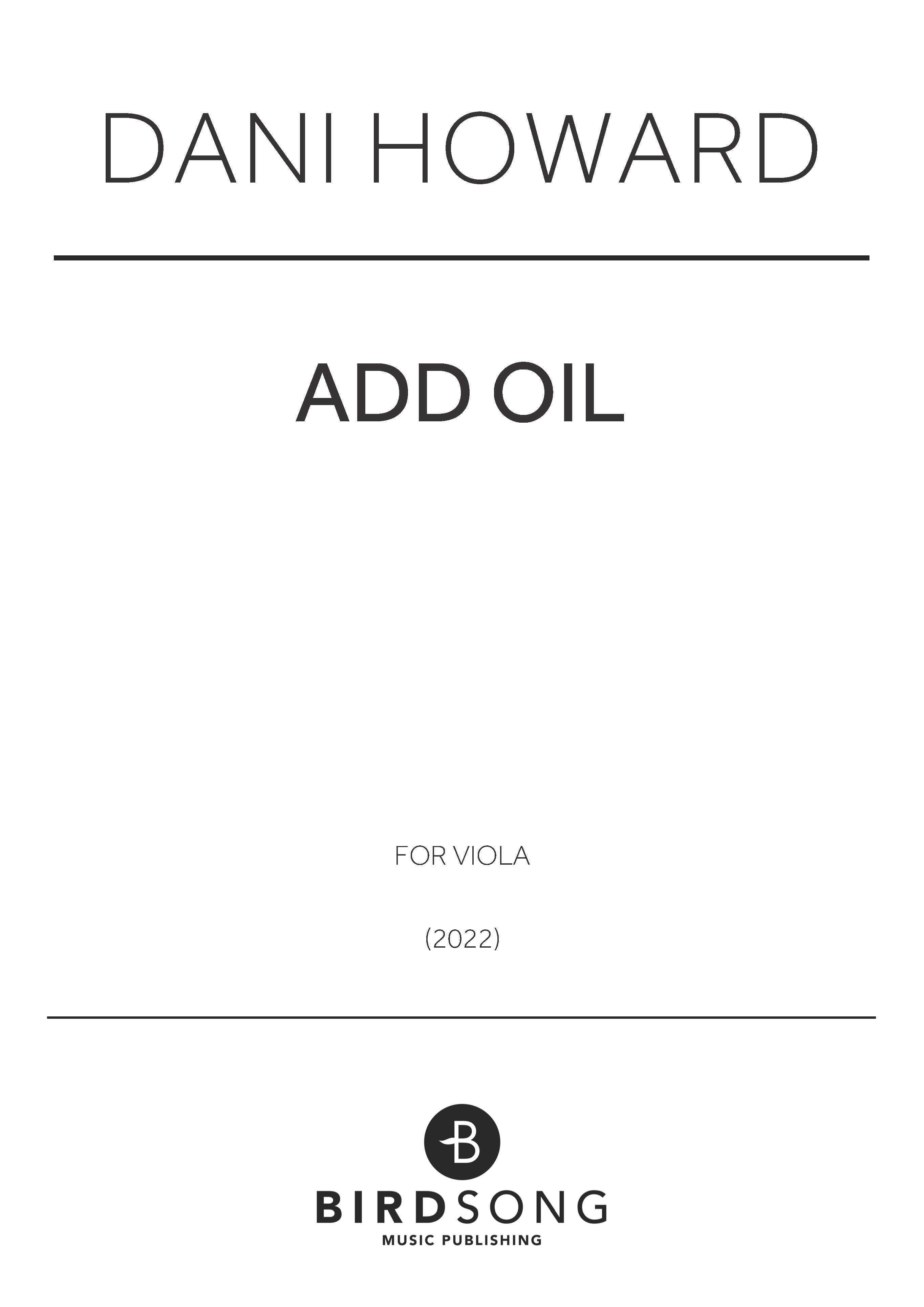 Add Oil